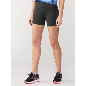 On Performance 5" Short Tights Womens Size Medium Black Yoga Gym Workout Sports